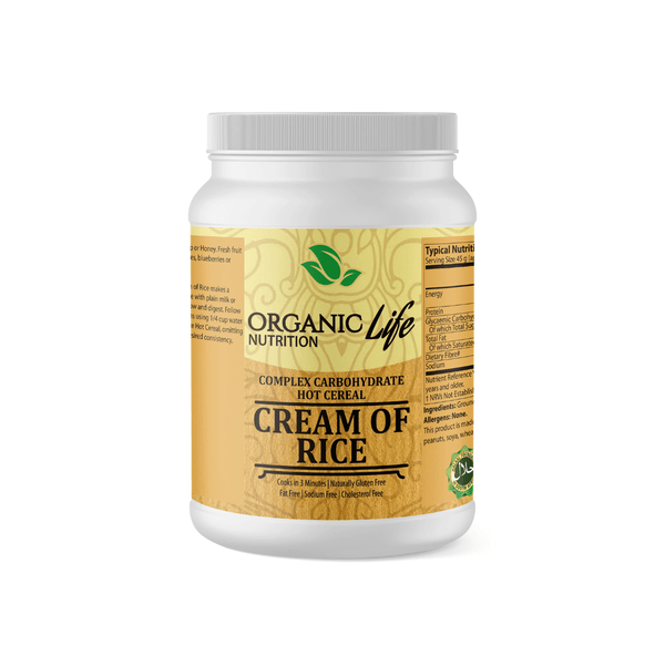 Organic Life Nutrition Food & Snacks 1Kg- R94,95 Organic Life Cream of Rice AORG172